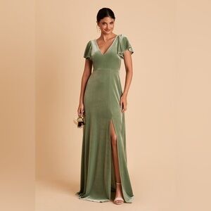 Elegant Green Evening Dress